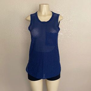 Banana Republic Laser Cut Sleeveless Tank Top